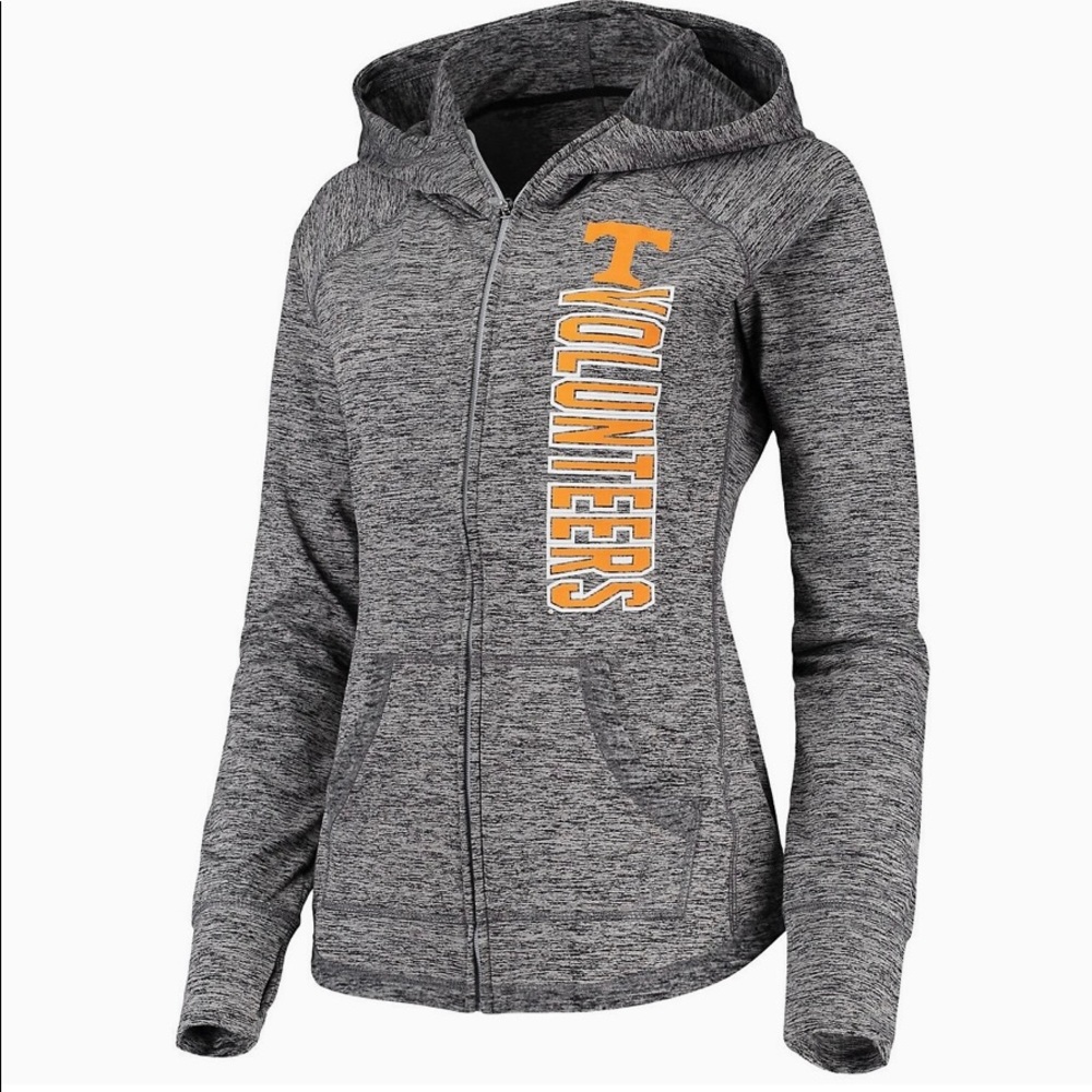 Women's G-III 4Her Gray TN VolS Full-Zip Hoodie